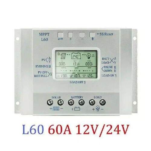 Morning Light Function 12V/24V Solar Controller MPPT Charge