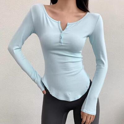 Yoga clothes for women, slimming fitness, long sleeved