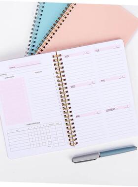 A5 Agenda Planner Notebook Secret Diary Weekly Goal Habit Sc