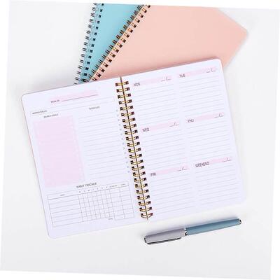 A5 Agenda Planner Notebook Secret Diary Weekly Goal Habit Sc