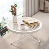 免安装 飘窗小桌子阳台小茶桌圆形炕桌榻榻米茶几矮桌坐地矮桌子