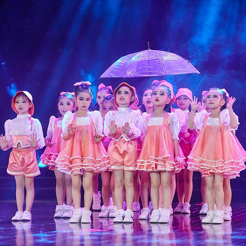 六一儿童演出服蓬蓬纱裙再见幼儿园舞蹈男女合唱表演服亮片公主裙
