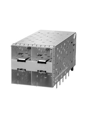 WHSFP15322D003 SFP+ 2×2无灯 白铜弹片式 CONNECTOR
