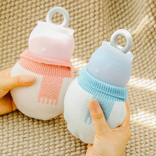 Snowman hot water bottle, warm water bag, refillable hot com