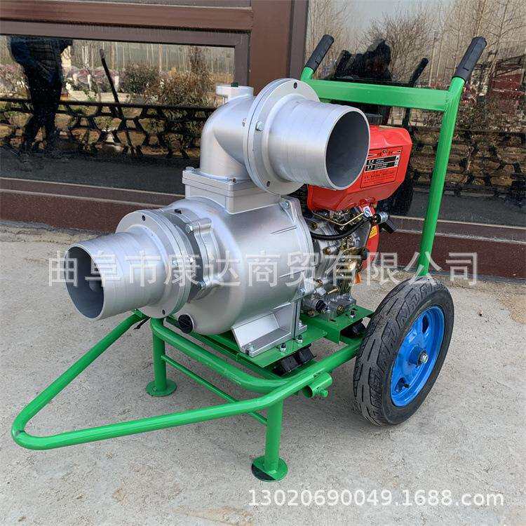 小型抽水泵图片建筑防汛排水泵 6寸8寸4寸水泵汽油柴油抽水泵