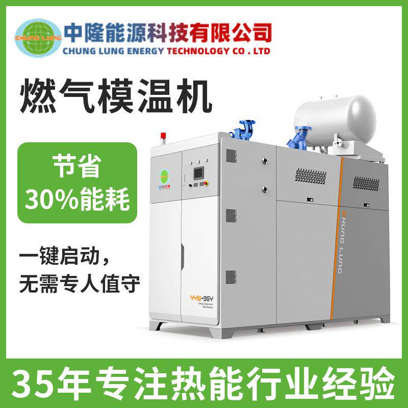 东莞中隆燃气模温机导热油加热系统 注塑模具工业锅炉供热模温机
