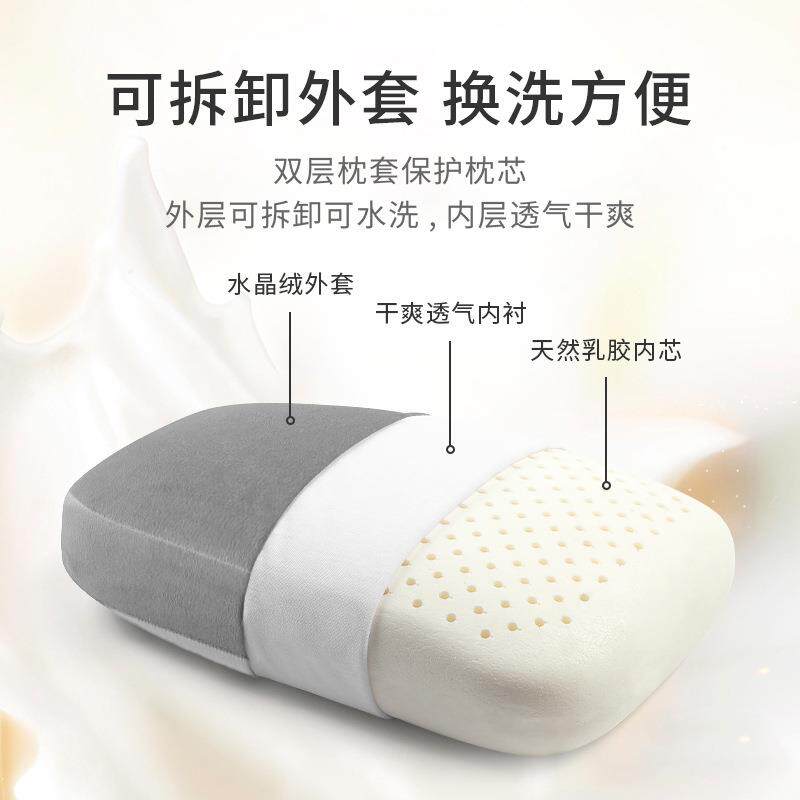 办公室午睡枕午休神器便携乳胶枕护颈椎小枕头儿童趴睡枕靠枕仰睡
