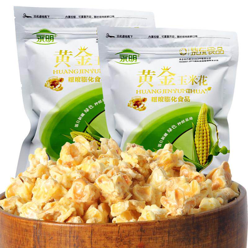 永明黄金玉米豆180g蛋花奶油味爆米花零食紫东休闲 食品火锅店