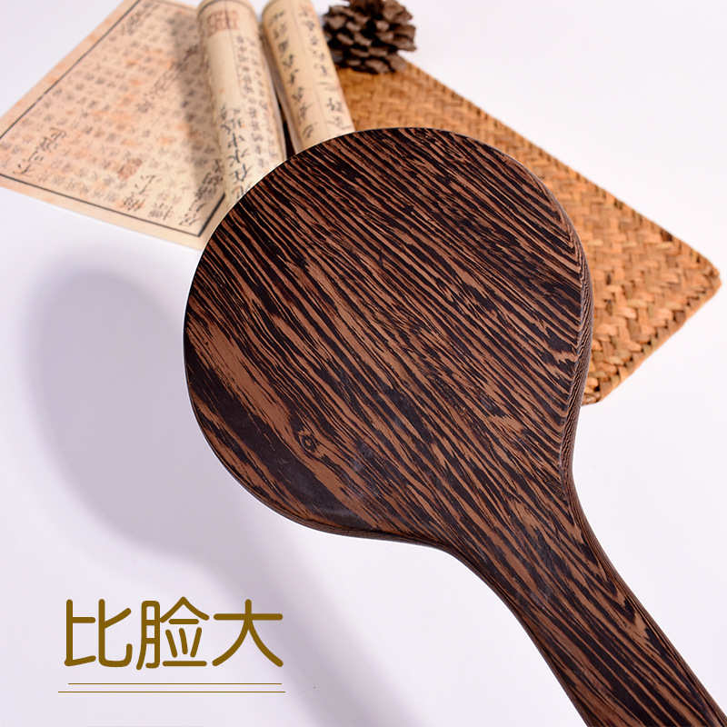 日式大头按摩拍实木拍痧板拍背经络拍家用拍腿按摩捶木板拍按摩器