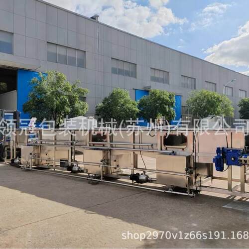 源头工厂果汁碳酸含气饮料隧道式喷淋杀菌温度可调节