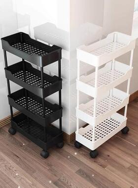 Kitchen storage rack bathroom Shelf Trolley iron shelves.