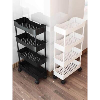 Kitchen storage rack bathroom Shelf Trolley iron shelves.