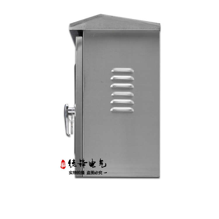 户外不锈钢配电箱内外门挂墙箱双层门弱电布线箱成套配电控制柜