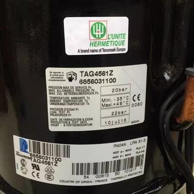 TAG4553ZTAG4561ZTAG4568ZTAG4573Z泰康冷库压缩机