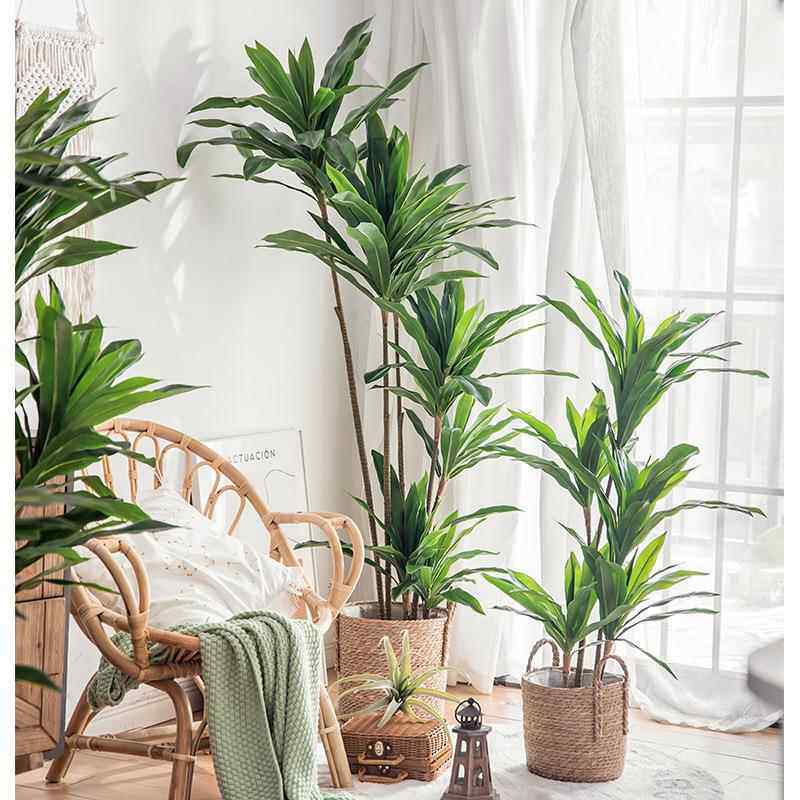 仿真植物假花绿花植铁0455树大型落地仿真饰盆装栽仿真绿植卉