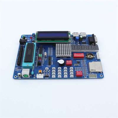 PIC16F877A开发板 PIC单片机学习板 带kit2彷真器 pic开发板套件