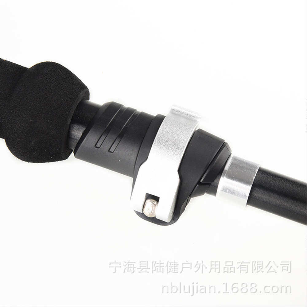 碳素弹扣五折杖扳手卡扣防滑防摔户外登山设备轻便轻登山杖,户外/登山/野营/旅行用品,雪杖,淘宝优惠券,粉丝福利购,淘宝优惠卷