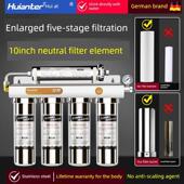 惠安特304不锈钢超滤净水器家用10寸滤芯款 厨房洗菜做饭过滤水碱