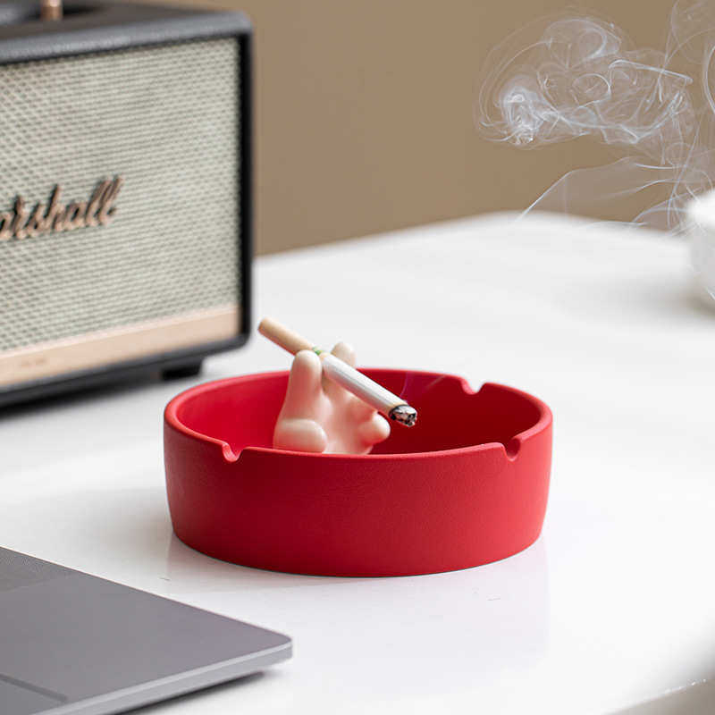 网红创意烟灰缸防飞灰家用客厅高级感缸来给生活比个耶办公室,节庆用品/礼品,时尚烟灰缸,淘宝优惠券,粉丝福利购,淘宝优惠卷