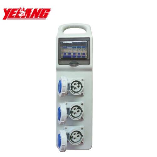 YL1805B2 手提移动配电箱 塑料防水便携工地电源检修插座箱厂家