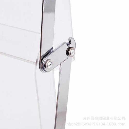 资料架A4不锈钢杂志书报展架可折叠报刊架多功能展架方盘资料架