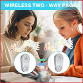 无线双向呼叫器应急家用呼叫器老人小孩按铃床头门钟批发开门