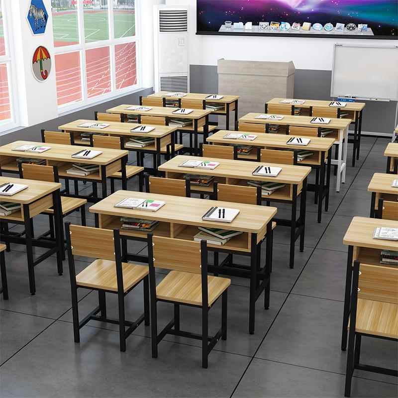 中小学生课桌椅成人培训补习班桌椅教育机构培训班辅导班简易书桌