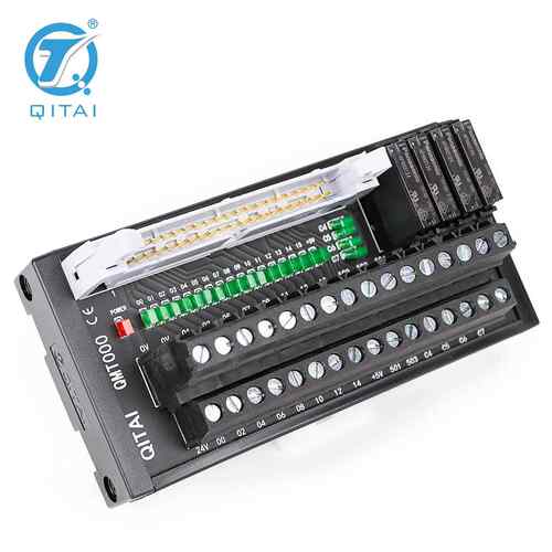 QMT000适用基恩士CPU专用端子台PLC接线端子台电源输入输出端子台