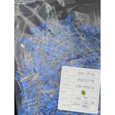 5D/7D/10D/14D/20D压敏电阻330K/470K/560/680/431/471K/561/681K