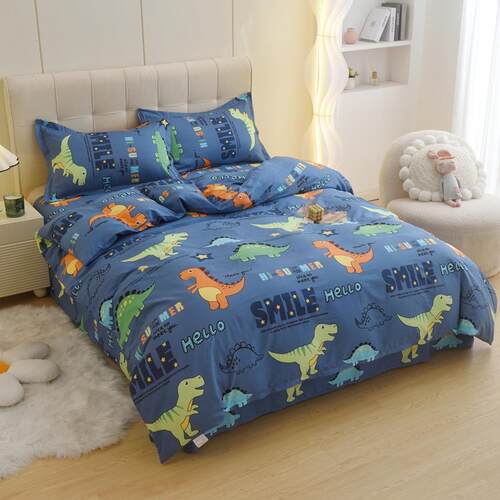 正品全棉被套套被罩 棉床单床上用3品 家纺四件件套 枕套清仓纯秋