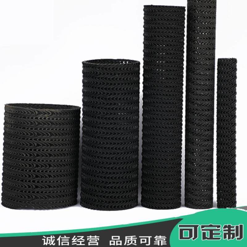 曲纹网状HDPE硬式透水管盲沟网管渗滤集水暗沟聚乙烯硬管地下塑料