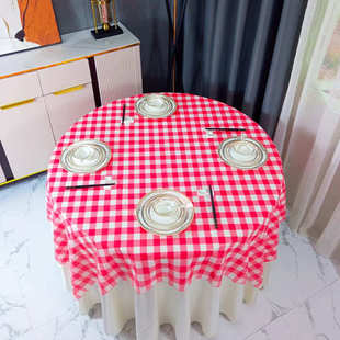 加厚50张100张塑料一次性桌布大排档地摊火锅正方台布圆桌面布