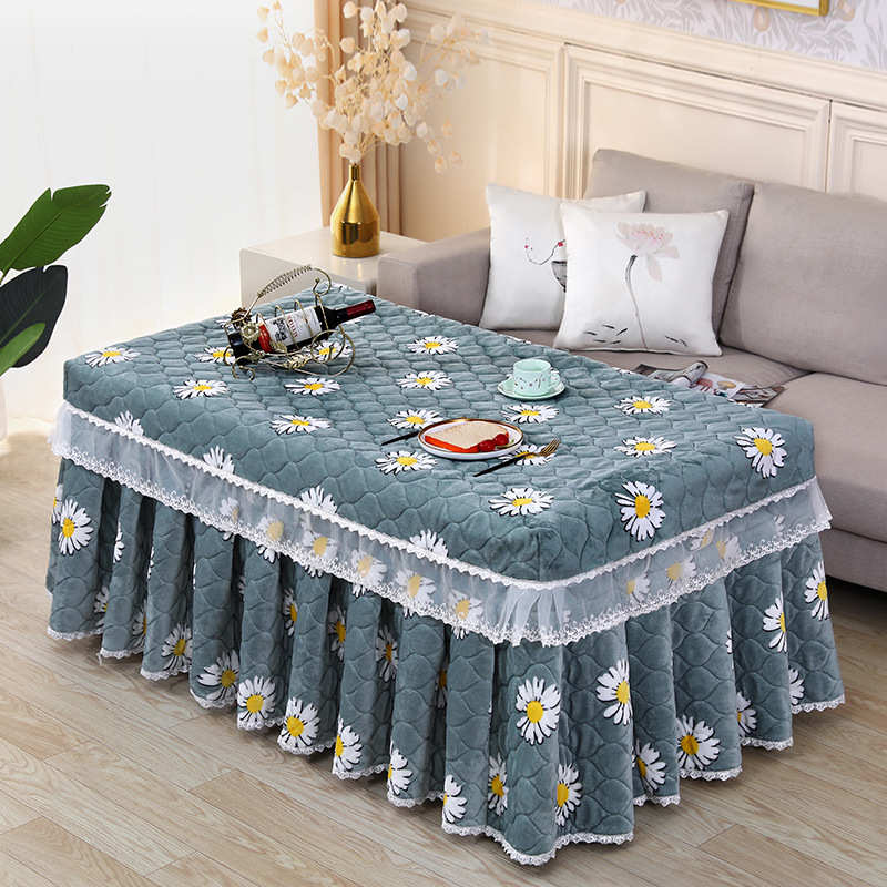 棉桌烤火罩加厚取暖电烤罩套罩新款茶几烤火冬季长方形罩电炉桌子