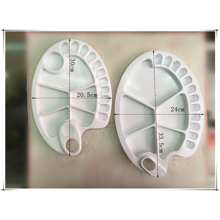 612调色板 塑料调色盘彩绘调色工具 多功能调色用品