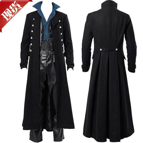 Men's Steam Jacket Era Frog Coat Festival Clothing