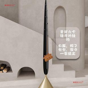 挂衣架落地卧用客厅网红简易衣玄关金属EQL家架立室式 衣服挂架衣