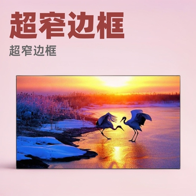 酒店公寓100寸壁挂窄边投影幕布