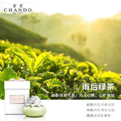高档香CHANDO莲无火香薰度创意手工陶瓷家石香居氛摆件礼物
