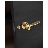 极简小鸟北欧室内卧室静音房门锁金色分体锁现代磁吸锁具单舌门锁