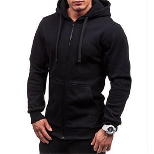 Solid Zip Men Color