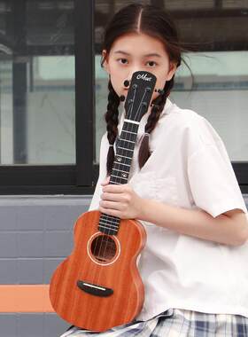 21寸单板尤克里里23寸初学者夏威夷4弦琴26寸乌克丽丽ukulele套装