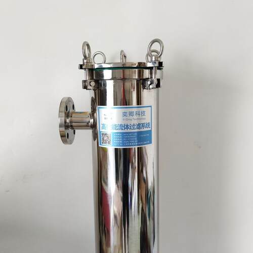 衬氟精密过滤器不锈钢喷氟滤芯过滤器可定制F30F40F46衬四氟