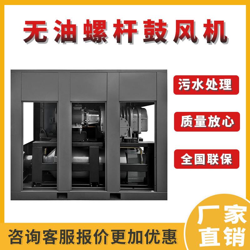 无油螺杆式鼓风机污水处理专用永磁变频工业级静音风机低压鼓风机