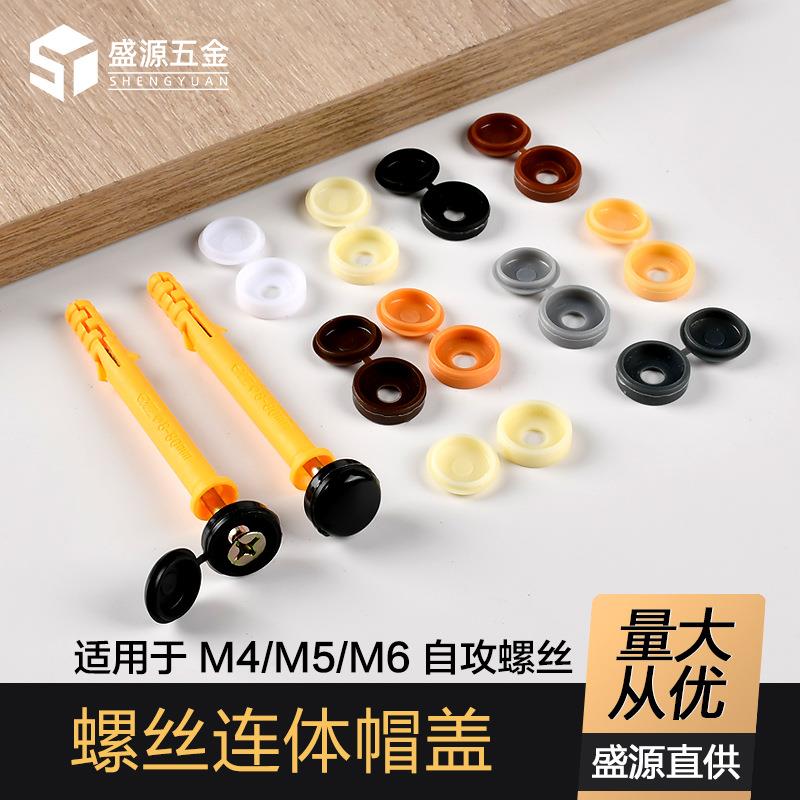 盛源 膨胀螺丝连体盖帽自攻螺丝盖大号遮丑隐藏装饰盖螺丝保护盖