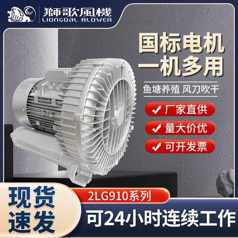 废气处理设备大功率高压漩涡风机曝气管道LCD玻璃清洗2LG910