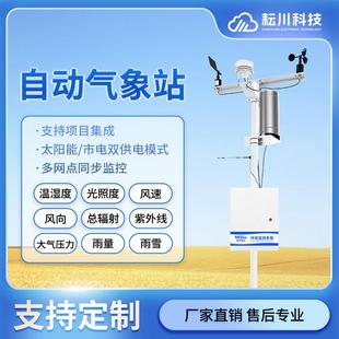 自动气象站户外高精度气象监测系统实时监测温湿度风速雨量监测