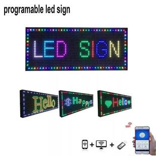 跨境100 手机改字显示屏走字屏 40cmP10室内彩色显示屏