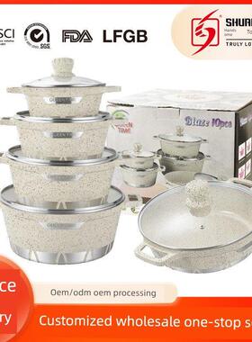 10pcs Soup pot saucepan tableware kitchen utensils cookware