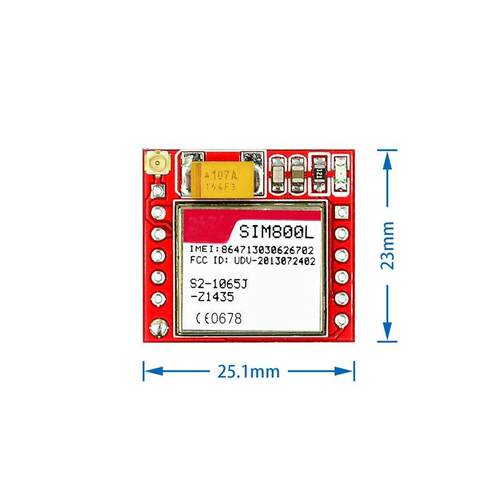 SIM800L模块 GPRS 转接板 GSM microSIM卡 Core board