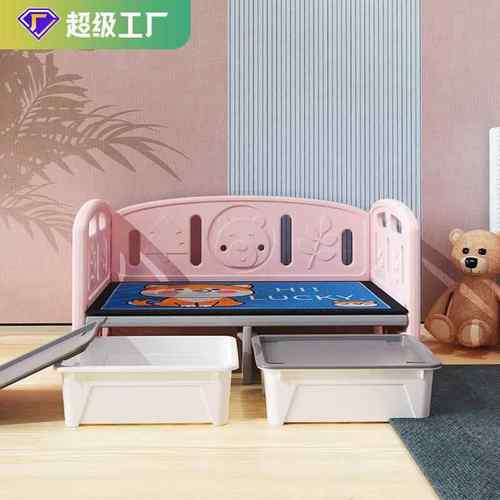 爪墅亚马逊跨境可拆洗宠物行军床四季大型犬防潮狗床透气离地狗床